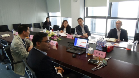 上海市政府副秘书长陈鸣波一行莅临公司考察指导